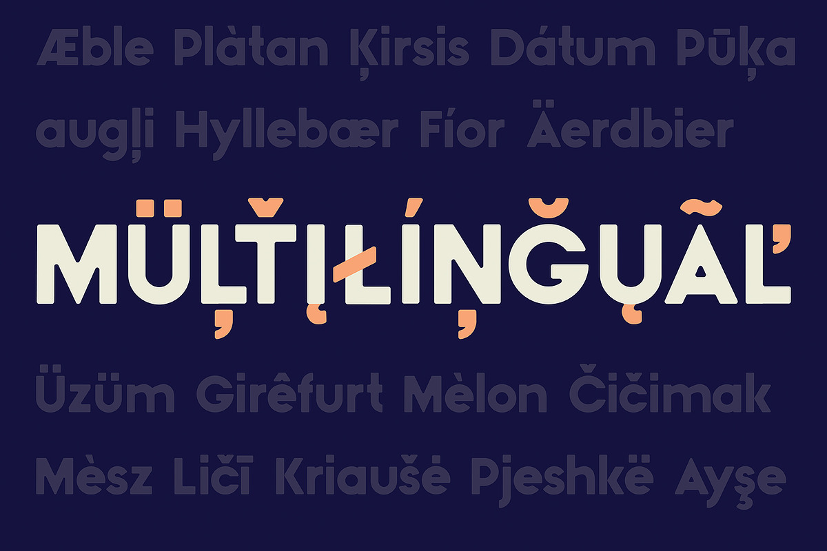 Pikolo Display Font preview 3