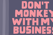 Flaky Bandit - remember to be nice!, a Font by pizzadudedotdk (Thumbnail 3 of 8)