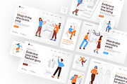 Shopping Vector Illustration Set, a Person Illustration by Vectors Market (Thumbnail 7 of 8)