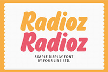 Radioz – Simply Playful Display font