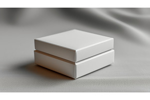 White Cardboard Packaging Box With