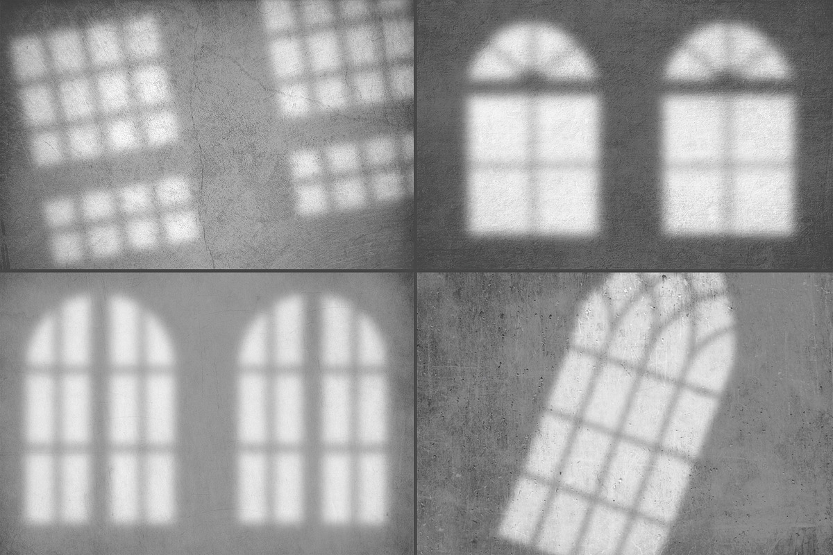 50 windows shadows, a Texture Illustration by AnastasiyaOleynik (Photo 12 of 14)