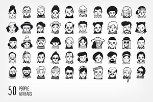 50 People avatars, a Person Illustration by Good Studio