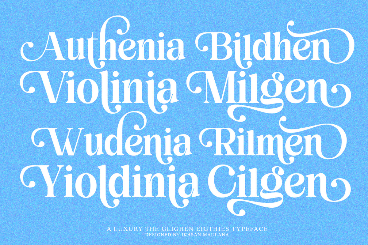 Glighen Eigthies | 10 Style Font, a Serif Font by IM Studio (Photo 3 of 10)