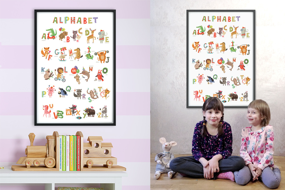 Zoo alphabet for children, an Animal Illustration by Anna Guz's Store (Photo 5 of 5)