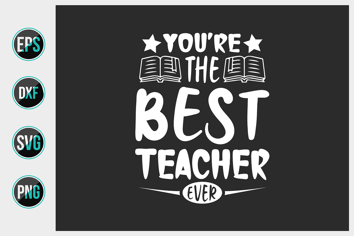 Teacher typographic svg bundle., a Graphic by Uniquesvg99 (Photo 13 of 16)