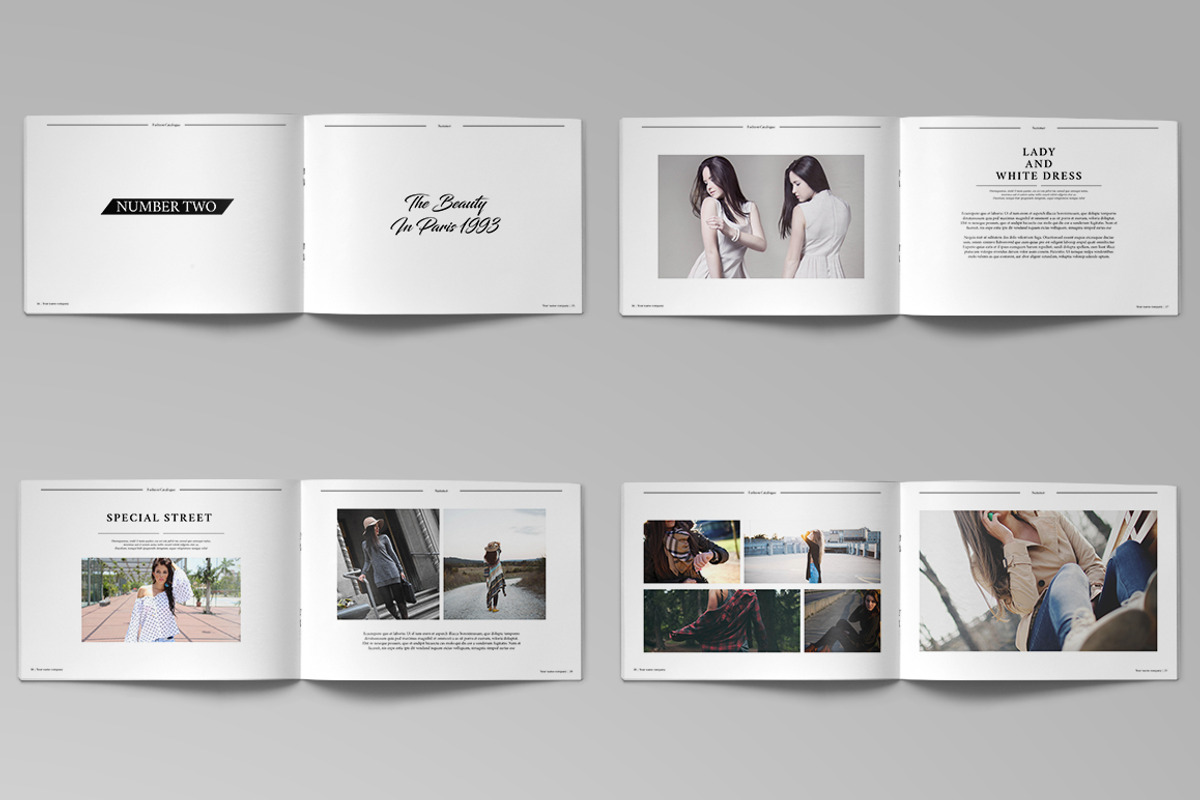 Fashion Catalogue, a Brochure Template by Teweka Template (Photo 9 of 11)