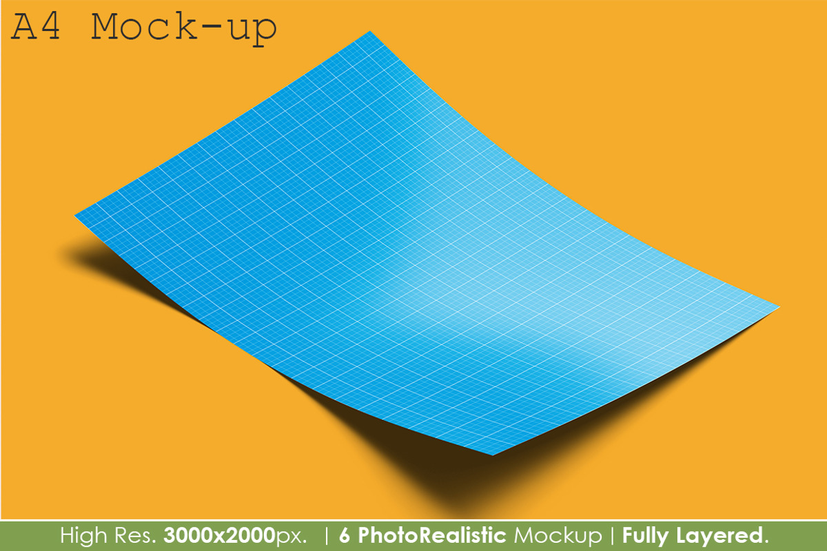 A4 Mockup, a Print Template by MahmoudRafik (Photo 6 of 14)