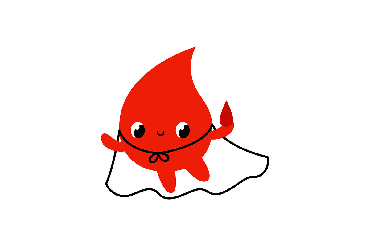 Blood Drop Superhero Medical Donor, a Healthcare Illustration by the_myro (Photo 9 of 12)