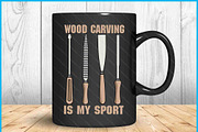 Wood Carving Sport Funny Woodworking, an Object Graphic by Creativeusart (Thumbnail 3 of 4)
