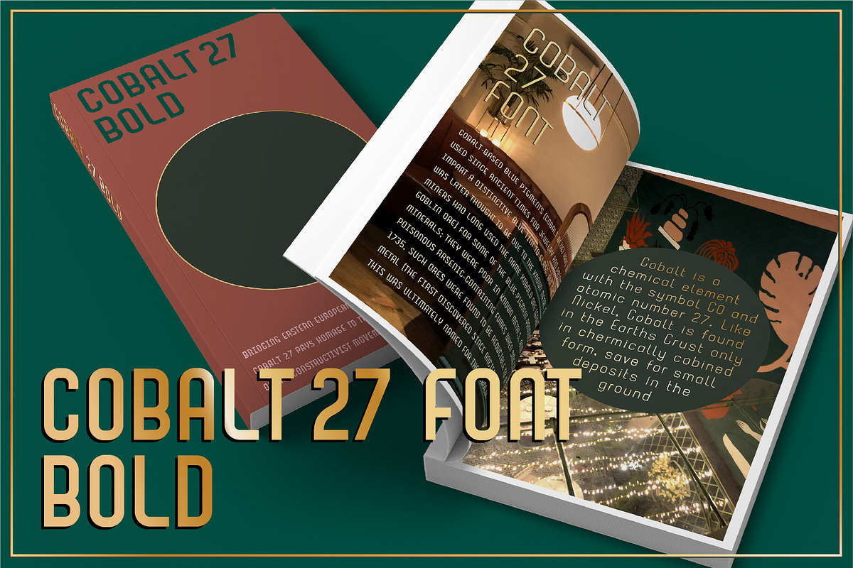 Cobalt 27 Modernist Bold Font