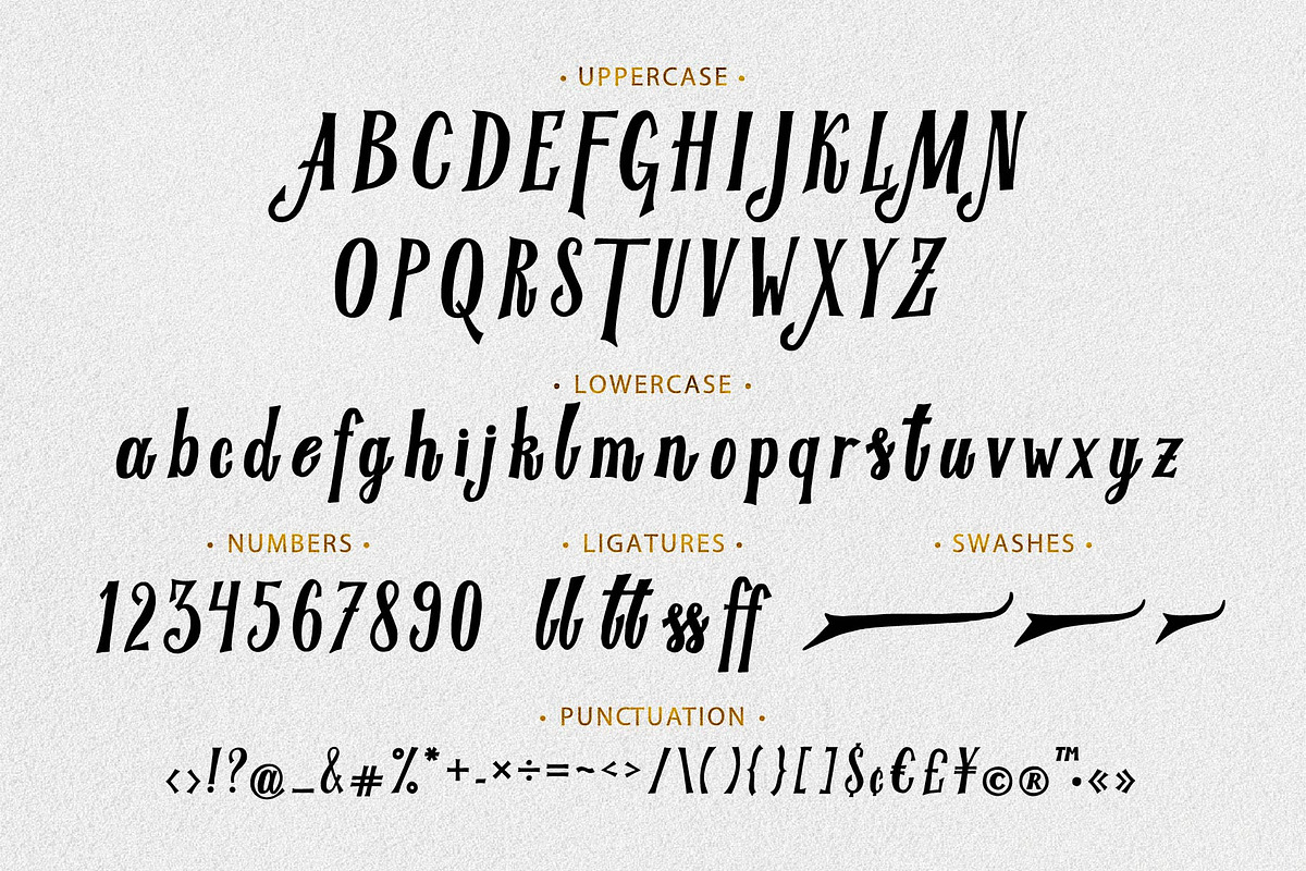 Monster - Vintage font, a Blackletter Font by doffdog (Photo 2 of 5)