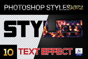 10 Creative Photoshop Styles V372