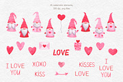 Valentine clipart, an Illustration by CreativeByLu (Thumbnail 3 of 14)