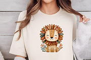 Watercolor Boho Animals Clipart, an Illustration by DreamCafeArt (Thumbnail 4 of 6)
