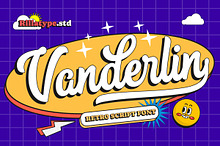 Vanderlin Retro Script Font