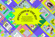 Neo Geo Instagram Template Kit, a Social Media Template by angelainthefields (Thumbnail 3 of 11)