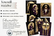 Christian Religious Digital Papers, a Person Illustration by ThatsDesignArt (Thumbnail 2 of 10)