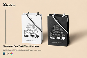 Double Eco Leather Bag Mockup, a Packaging Mockup by Xtrahive