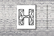 Geometric Alphabet Fonts, a Script Font by N Nakorn Creative (Thumbnail 3 of 8)