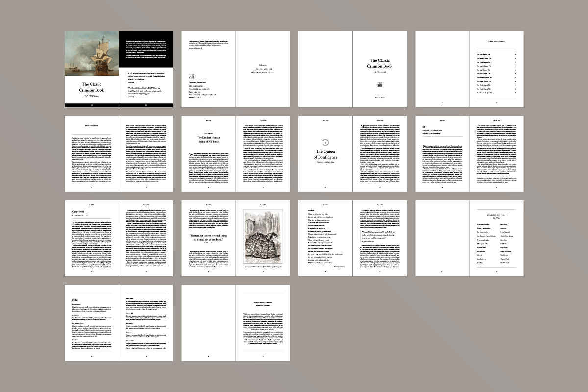 Classic Crimson Book Template, a Magazine Template by Ruben Stom (Photo 13 of 13)