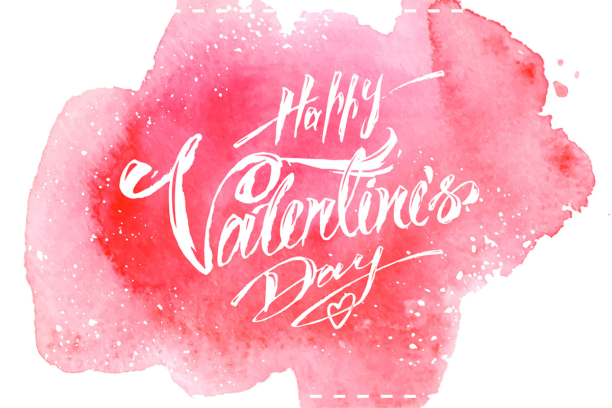 Happy Valentine's Day! Watercolor, a Decorative Illustration by Margo Miller (Photo 3 of 22)