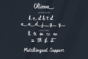 Ollieva Handwritten Script Font, a Script Font by BumbleGraph Studio (Thumbnail 8 of 10)