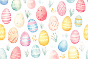 Spring Easter Watercolour, an Illustration by VetalStock (Thumbnail 5 of 10)