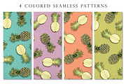 Pineapples - pattern, a Pattern Graphic by Yummy (Thumbnail 3 of 7)