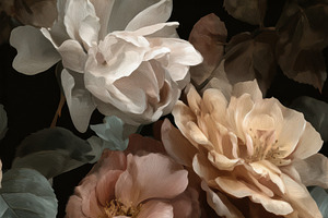 Vintage Roses Seamless Pattern Tile, a Pattern Graphic by Virgo Studio