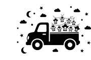 Cute baby toy truck design featuring, an Illustration by Amazin_art (Thumbnail 12 of 33)