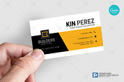 Construction Canva Business Card 03, a Business Card Template by PSDPixel (Thumbnail 4 of 4)