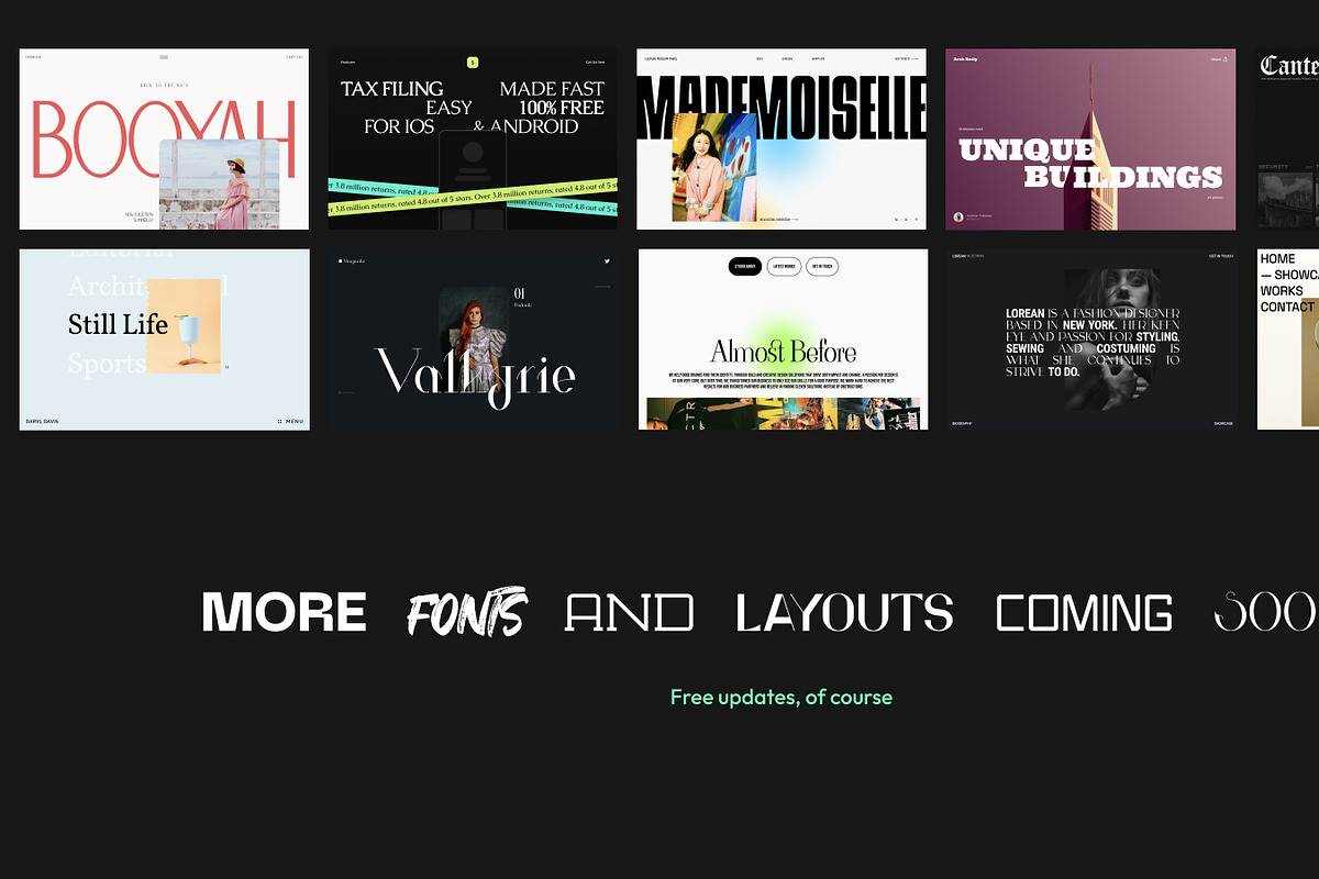 Fonts & Layouts, an UI Kit Template by Marko Jotic (Photo 4 of 5)