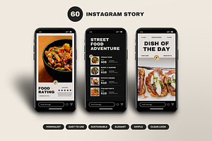 120 Food Instagram Template Canva