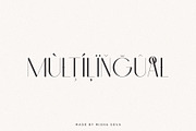 Classica - Modern Sans Serif, a Sans Serif Font by Misha Sova (Thumbnail 10 of 10)