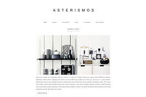 Responsive WP Theme - Asterismos