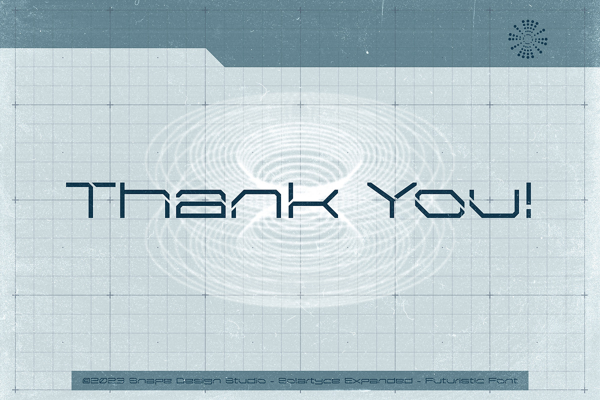 Solartyce Expanded - Futuristic Font, a Sans Serif Font by Snape Design Studio (Photo 5 of 5)