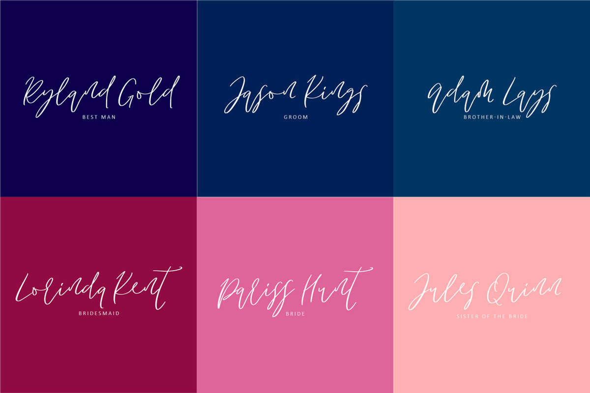 Just Maria Script Font preview 4