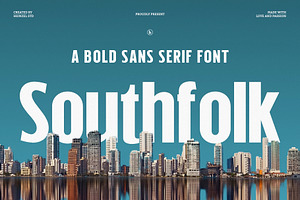 Southfolk Bold Sans Serif Font