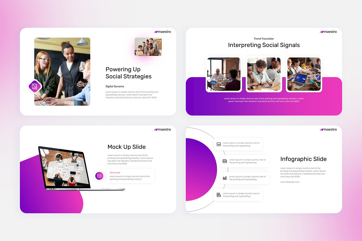 Maestro Gradient Business, a Presentation Template by Interpitch (Photo 6 of 8)