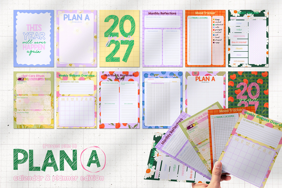 2027 Plan A. Calendar & Planners, a Decorative Illustration by Mio Buono (Photo 9 of 13)