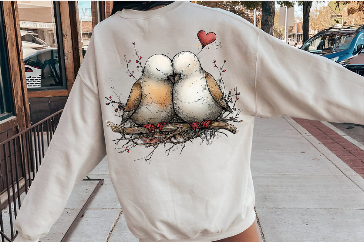 Valentines Birds Clipart PNG, an Illustration by SinaCreation (Photo 6 of 11)