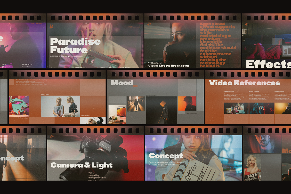 Director's Treatment Presentation., a Presentation Template by Velora Studio (Photo 2 of 9)