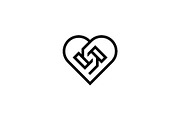 Luxury Initials RR with Love Logo, a Branding & Logo Template by Luxury Logos (Thumbnail 3 of 4)