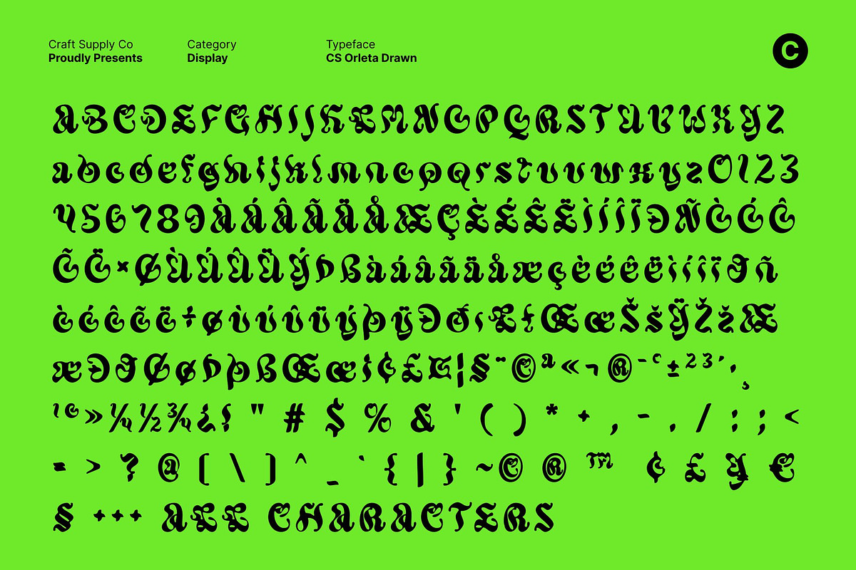 CS Orleta Drawn, a Sans Serif Font by Craft Supply Co. (Photo 8 of 8)