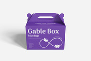 Gable Box Mockup PSD Packaging, an Advertising Mockup by Indah (Thumbnail 6 of 6)