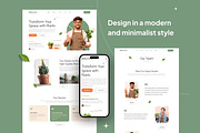 Plant Shop and Service Web Tempates, a Bootstrap Template by CreativeUI (Thumbnail 2 of 8)
