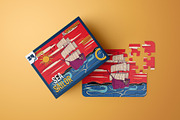 Jigsaw Puzzle Board with Box Mockup, a Packaging Mockup by Sheikhadesign (Thumbnail 10 of 12)