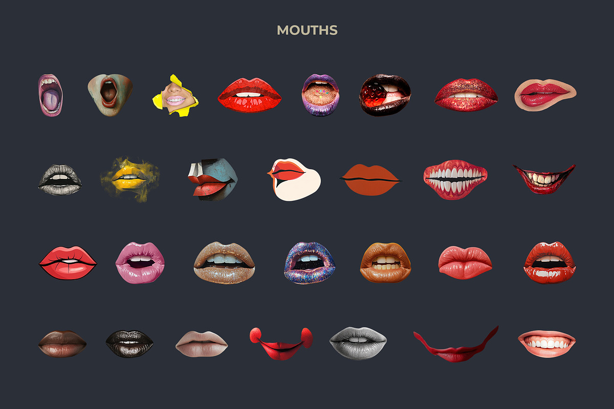 The Face Collage, an Object Graphic by Graphicdome (Photo 12 of 21)