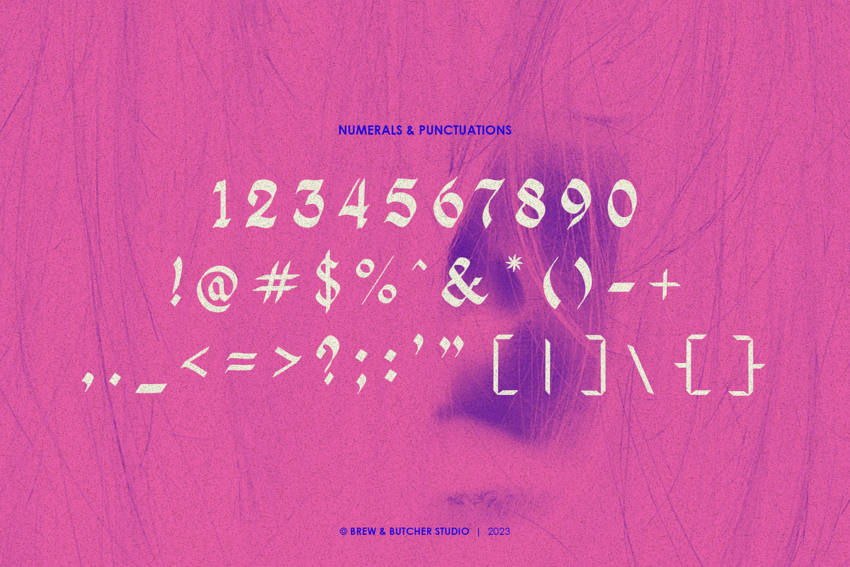 Morthao | Blackletter, a Blackletter Font by Brew & Butcher Studio (Photo 3 of 8)